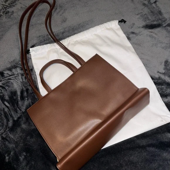 Telfar Large Shopping Bag- Chocolate